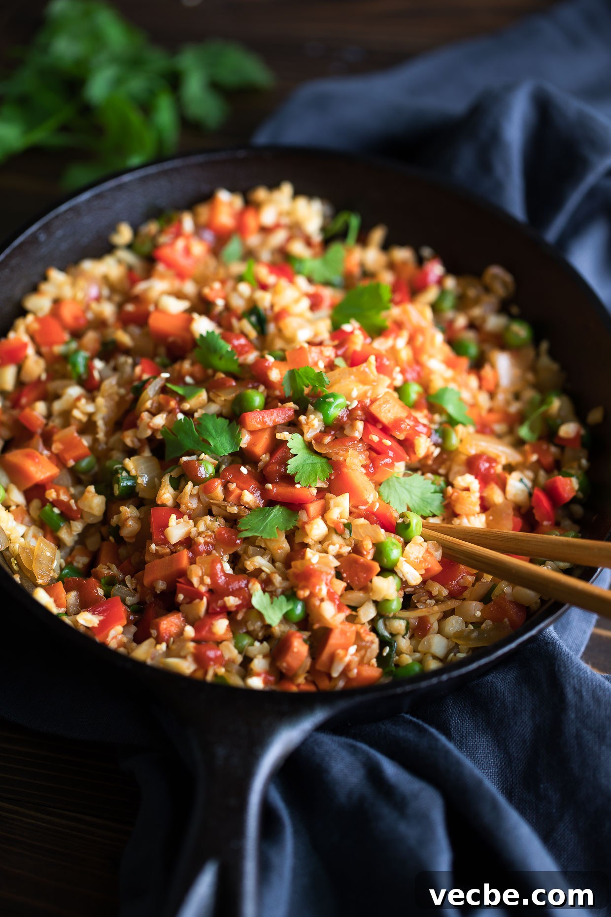 Vegan Cauliflower Fried Rice Recipe 2 Vegan Cauliflower Fried Rice Recipe
