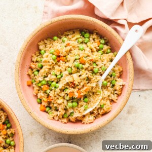 Vegan Fried Rice Recipe That Tastes Like Takeout 5 two bowls of vegan fried rice