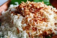 Fragrant Coconut Rice with Lime and Toasted Coconut