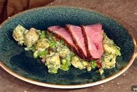 Jersey Royal Potato Salad with Duck and Crispy Pancetta