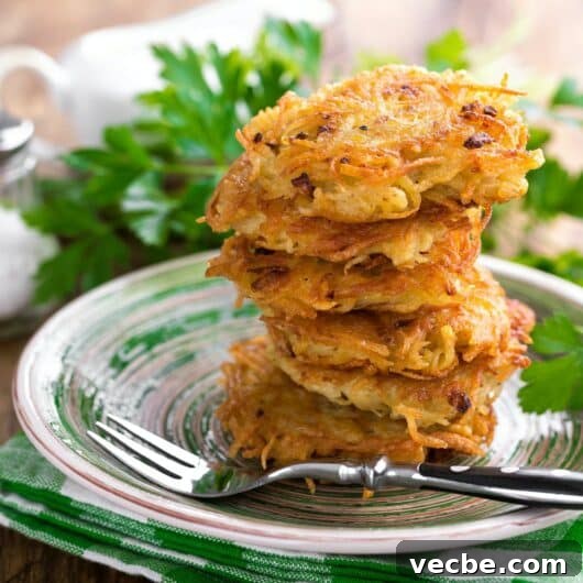 Crispy Potato Pancakes with Garlic and Fresh Herbs 2 Crispy Potato Pancakes