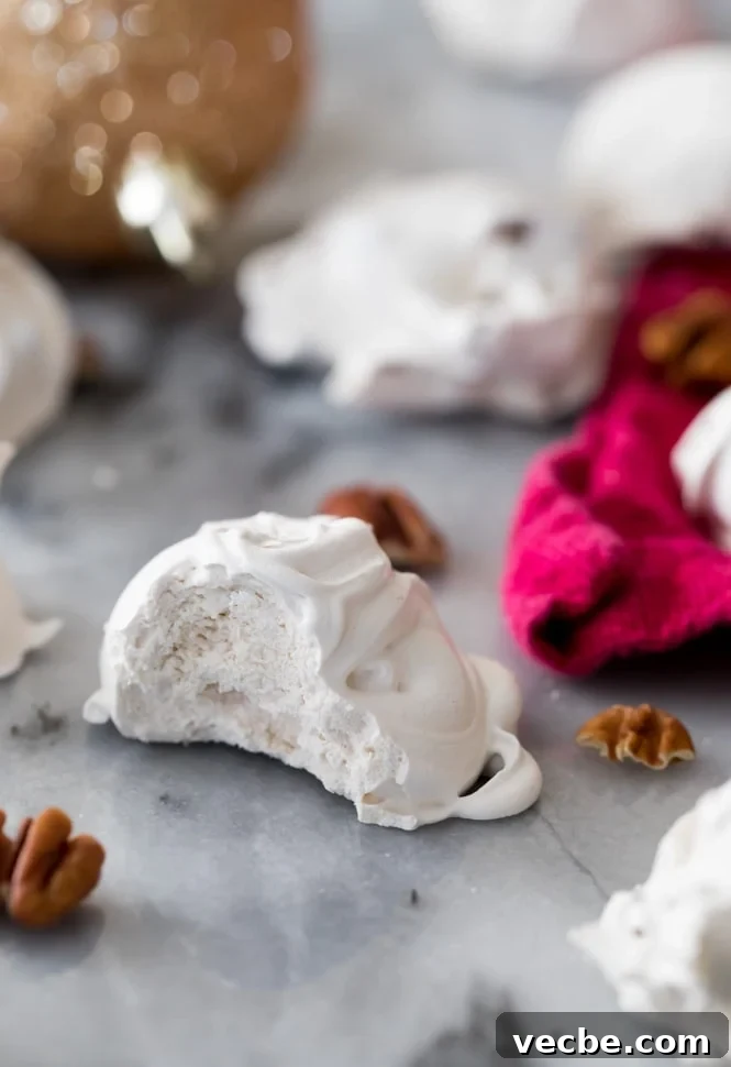 How to make SEAFOAM CANDY! Similar to Divinity, this is a great old fashioned recipe. #Christmascandy #oldfashionedcandy Inside view of a piece of seafoam candy