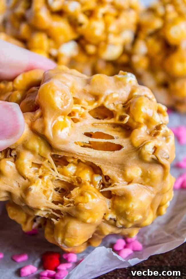 Easy Butterscotch Popcorn Balls Popcorn Balls