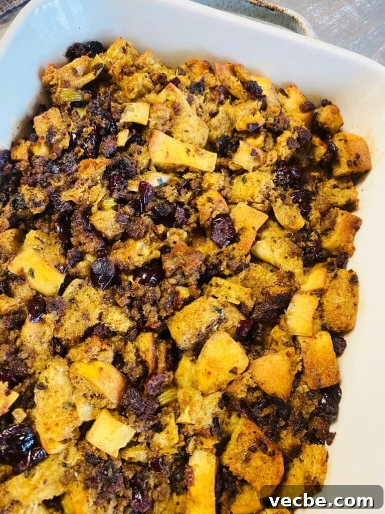 Crispy Sausage and Cranberry Stuffing on a Blackstone Griddle 13 Blackstone Griddle Sausage Cranberry Stuffing