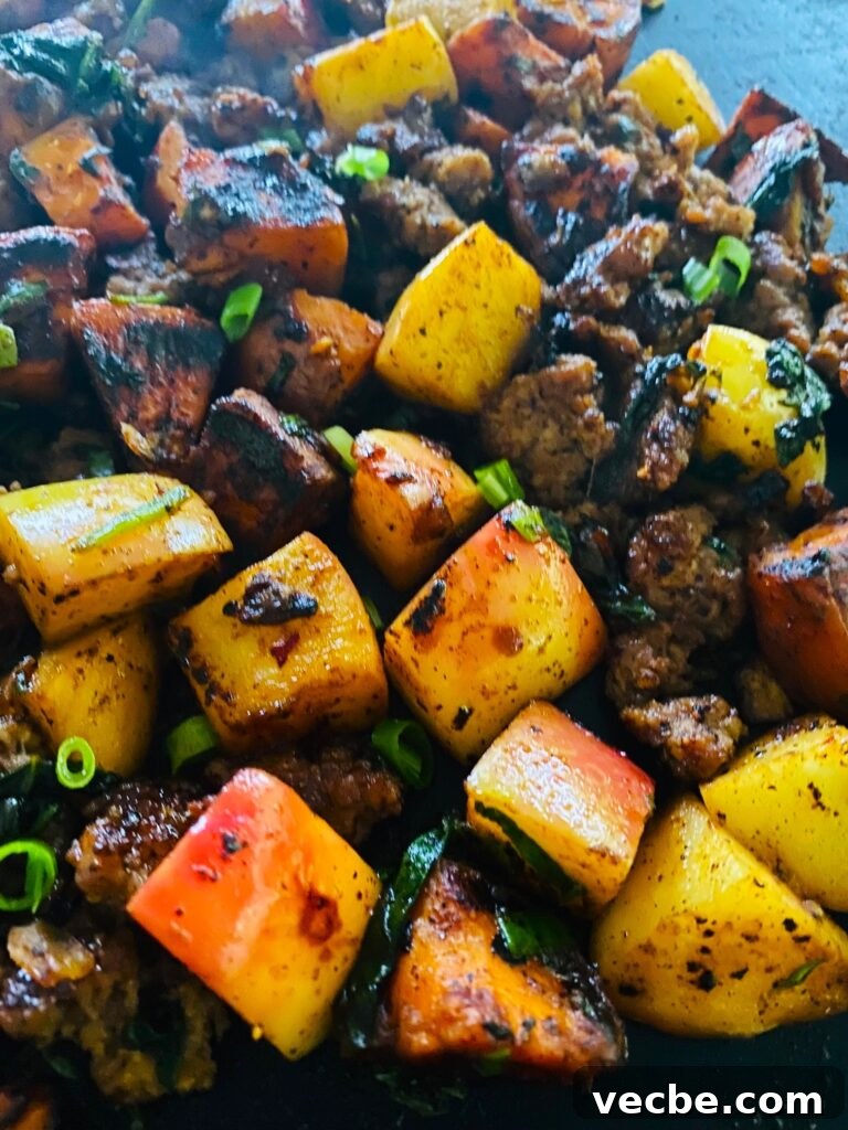 Crispy Sausage and Cranberry Stuffing on a Blackstone Griddle 16 Blackstone Sausage and Apples