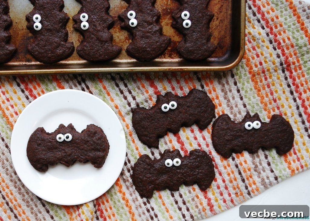 Allergy Friendly Chocolate Sugar Cookie Bats for Halloween 4 Gluten-free Chocolate Sugar Cookie Bars