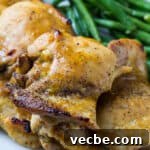 Maple Mustard Chicken Thighs with Crispy Skin 5 Maple Mustard Chicken Thighs