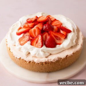 No bake strawberry cheesecake thumbnail