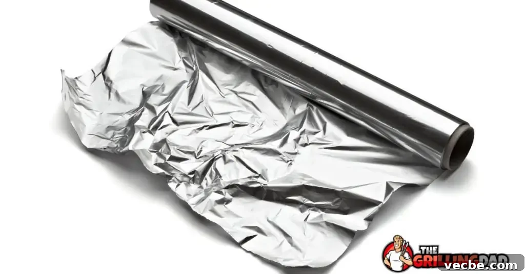 How to Use Aluminum Foil on a Pellet Grill Safely 2 a roll of aluminum foil