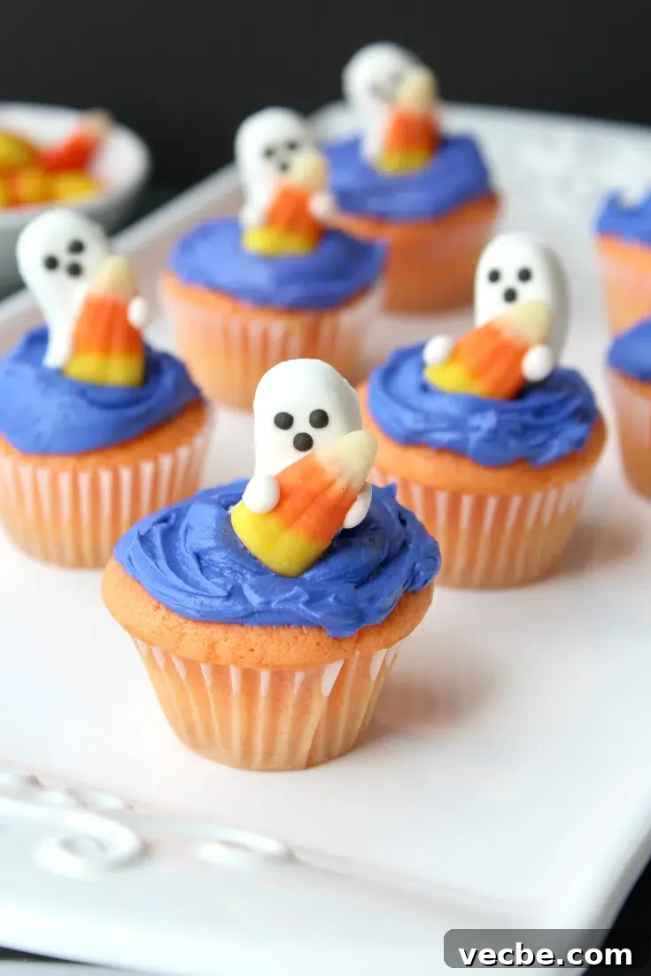 Halloween Ghost Cupcakes