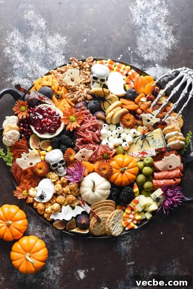 Spooky Charcuterie Board
